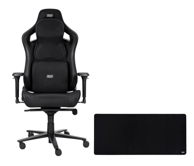 SMX Fotel gamingowy Ararat + Speed Mouse Mat XL Black - 1352000 - zdjęcie